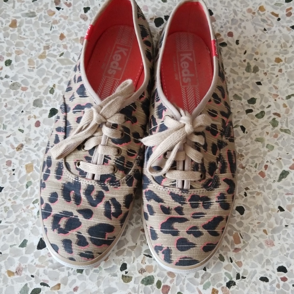 Leopard print Keds